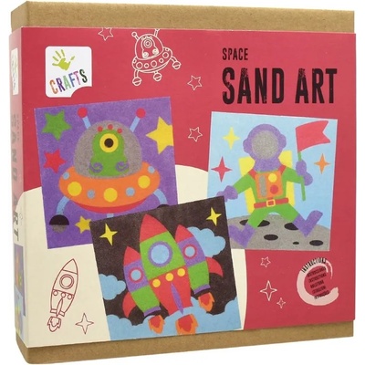 ANDREU Toys Комплект за рисуване с цветен пясък Andreu toys - Космос (1250632)