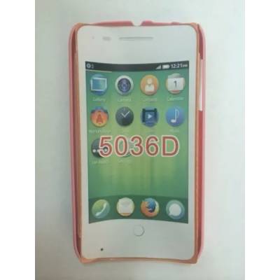 Alcatel Твърд гръб за Alcatel OT C5 4036 розов