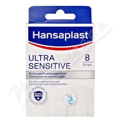 Hansaplast SILICONE SOFT ULTRA SENSITIVE náplasť 8 ks