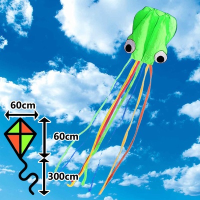 D&P Mini 3D Chobotnica zelená