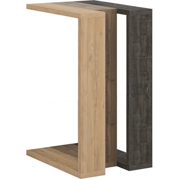 Marckeric Дъбова странична маса 40x30 cm Macha - Marckeric (17089)