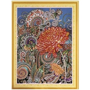 Collection D'Art Collection D`art - Диамантено пано с обли кристали - Хризантема (MX011)