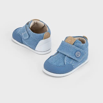 Mayoral Маратонки за прохождане Barefoot Деним за бебе момче Майорал