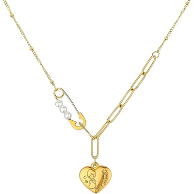 HARAHU Колие Big Sister - Златен KP27303 (27303)