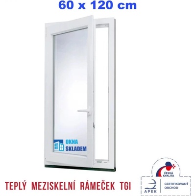 ERKADO 60x120 cm bílé otevíravé i sklopné levé – Zboží Mobilmania
