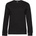 B&C Collection B&C QUEEN CREW NECK / Дамски суитшърт - черен меланж XL (01W01Qu3304)