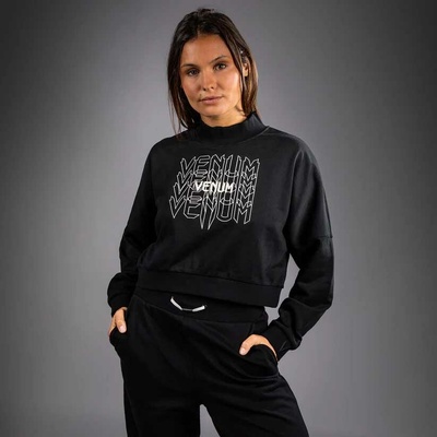 Venum Pulse Cropped Sweatshirt čierna biela