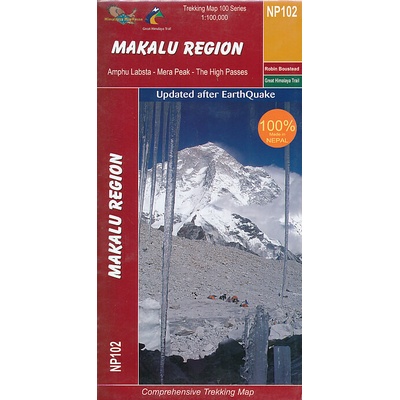 mapa Makalu Region 1:100 t. laminovaná