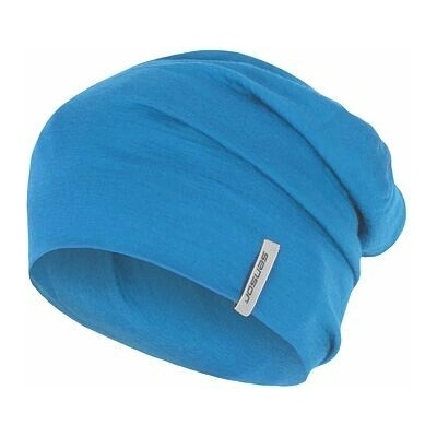 Sensor čiapka MERINO WOOL modrá