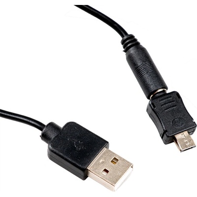 Engergizer ENEUSBM USB A – Micro USB M/M 1,2m černý