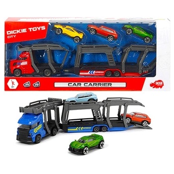 Dickie Toys Dickie: Камион за превоз на автомобили - множество