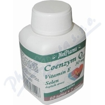 MedPharma Coenzym Q10 30 mg vit.E selen 67 tablet