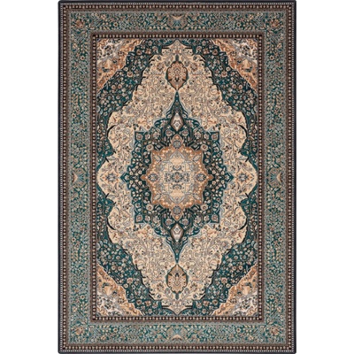 Agnella Зелен вълнен килим 133x180 cm Charlotte - Agnella (5901760270090)