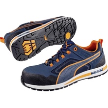 PUMA Crosstwist Low S3 bezpečnostná obuv modrá, oranžová