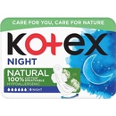 Kotex vložky Natural Night single 6 ks