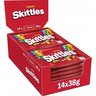 Dražé Skittles 14x38 g