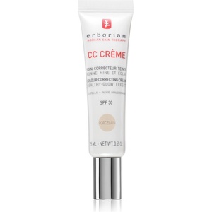 Erborian CC Crème Centella Asiatica CC крем за уеднаквяване тена на лицето SPF 30 цвят Porcelain 15ml