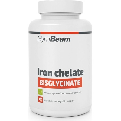 GymBeam Iron Chelate, 120 Capsules