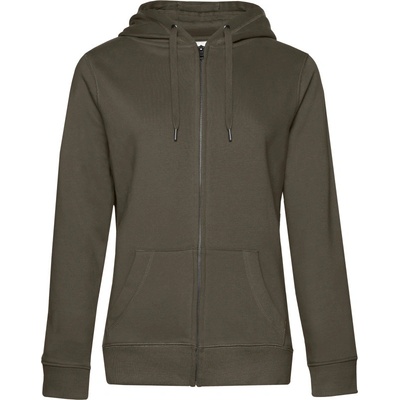 B&C Queen Zipped Hood COT-01W03Q55500 Khaki
