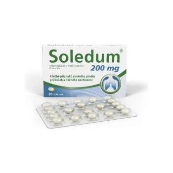 Soledum 200 mg mäkké gastrorezistentné kapsuly cps.enm. 20 x 200 mg