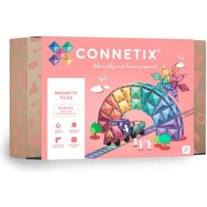 Connetix Connetix® Пастел Мега Пак магнитна строителна играчка 202 бр (ct-p-00202-me)
