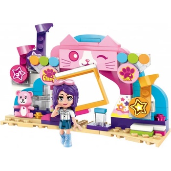 Image 1 of Qman Конструктор, Qman, Cherry, Снимка на фона на стена, 113 части