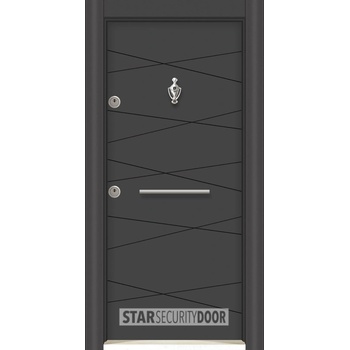 Image 1 of Starsteeldoor Блиндирана врата Parkdor P 5471 Антрацит (цена без монтаж)