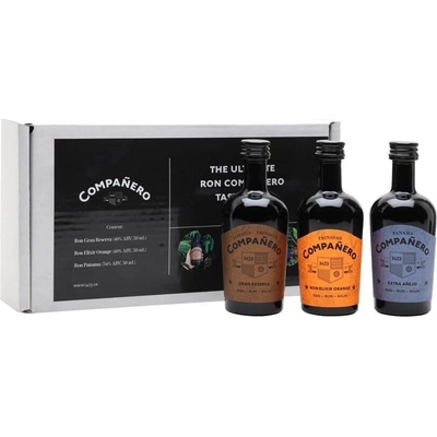 Compañero Rum 44,7% 3 x 0,05 l (set)