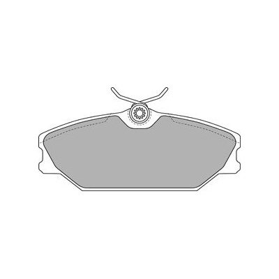 Sada brzdových destiček, vždy 4 kusy v sadě DELPHI LP1744