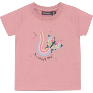 Color Kids Детска тениска Color Kids Baby's T-Shirt with Chestprint S/S T-shirt - Bridal Rose - размер 80 (EU) (704-5845-0112)