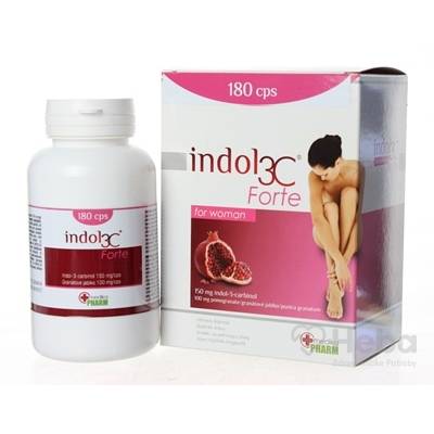 INDOL3C FORTE for woman cps trojmesačná kúra 1x180 ks
