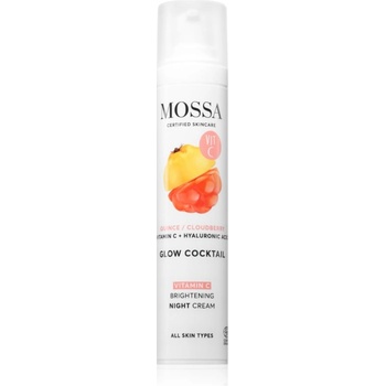 MOSSA Glow Coctail озаряващ нощен крем 50ml