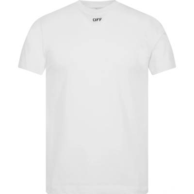 OFF WHITE Тениска OFF WHITE Men's Arrow Slim Cotton Short Sleeve T-Shirt - White