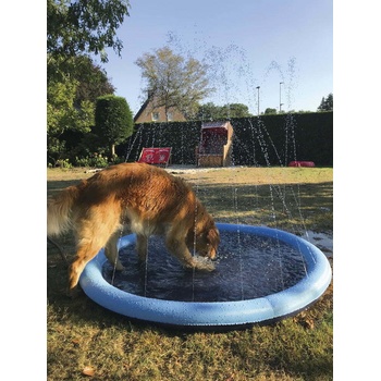 Nobby Splash Pool striekajúci bazénik modrý M 100 cm