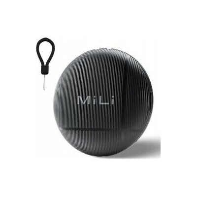 Mili LiTag DUO v v plastovom púzdre s príveskom na kľúče (LiTag DUO v plastovém pouzdře s kroužkem na klíče - černý) čierny