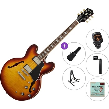 Epiphone ES-335 Figured Standard SET Raspberry Tea Burst Джаз китара