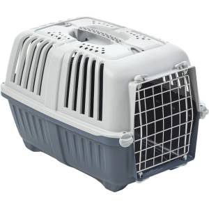 MPS Pratiko 2 Metal - пластмасова транспортна чанта за кучета и котки до 15 кг, 55 x 36 x 36 см