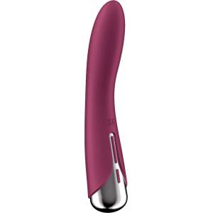 Satisfyer Spinning Vibe 1 - вибратор за G-точка с въртяща глава - червен