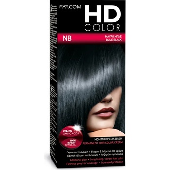Image 1 of FARCOM HD color, Боя за коса, Номер N/B, Синьо черно