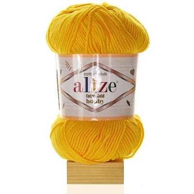 Alize Cotton Gold Hobby tmavě žlutá 216