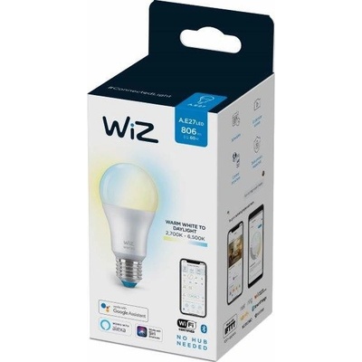 Philips WiZ Chytrá LED žárovka E27 A60 8W 60W 2700-6500K WiFi stmívatelná