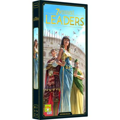 Asmodee | Repos Production | 7 Wonders - Leaders | Extension | Connoisseur game | Strategy game | 3-7 players | From 10+ years | 30+ minutes | German - RPOD0023