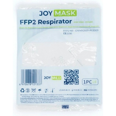 JoyMask Respirátor FFP2 bílý 5 ks