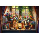 Art Puzzle - Puzzle The Book Garden - 500 piese