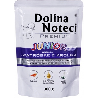 Dolina Noteci Premium Junior bohaté na králičiu pečeň 300 g