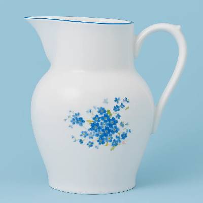Džbán vysoký pomněnky český porcelán Dubí 0,90l