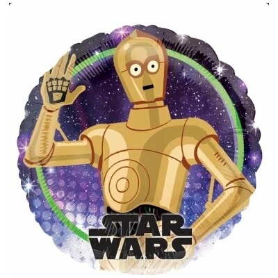 Anagram Kruh Star Wars Galaxy C-3PO 43cm fóliový balónek