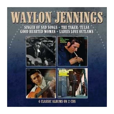 Waylon Jennings - Singer Of Sad Songs + The Taker Tulsa + Good Hearted Woman + Ladies Love Outlaws CD