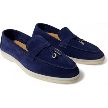 Image 1 of Мокасини sea в тъмно син цвят от естествен велур