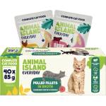 Animal Island Everyday - филе от говеждо/пилешко в бульон за котки, 40x85 г